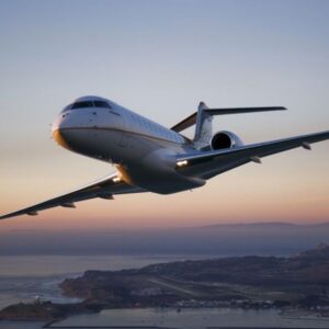 Bombardier Global 6000 Ultra Long Range Jet Aircraft For Charter From Gestair on AvPay aircraft exterior in flight