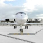 Bombardier Global Express Ultra Long Range Jet Aircraft For Charter From Gestair on AvPay aircraft exterior front on