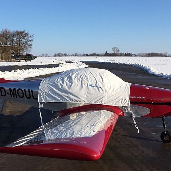 Breezer Ultralight Aircraft Canopy Cover made by Cloud Dancers in Germany