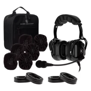 Bundle KORE KA-1 With Cloth Ear Covers (3 Pairs) & Gel Ear Seals (2 Pairs) 1
