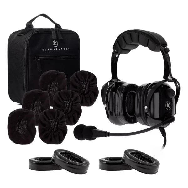 Bundle KORE KA-1 With Cloth Ear Covers (3 Pairs) & Gel Ear Seals (2 Pairs) 1