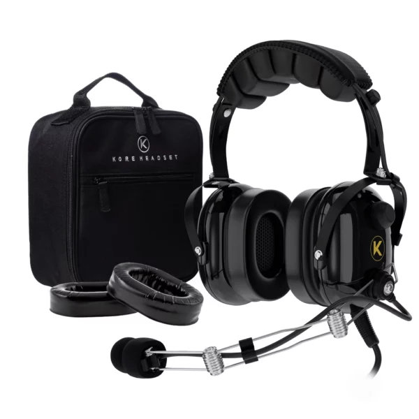 Bundle KORE P1 Headset With Bag & Gel Ear Seals 1