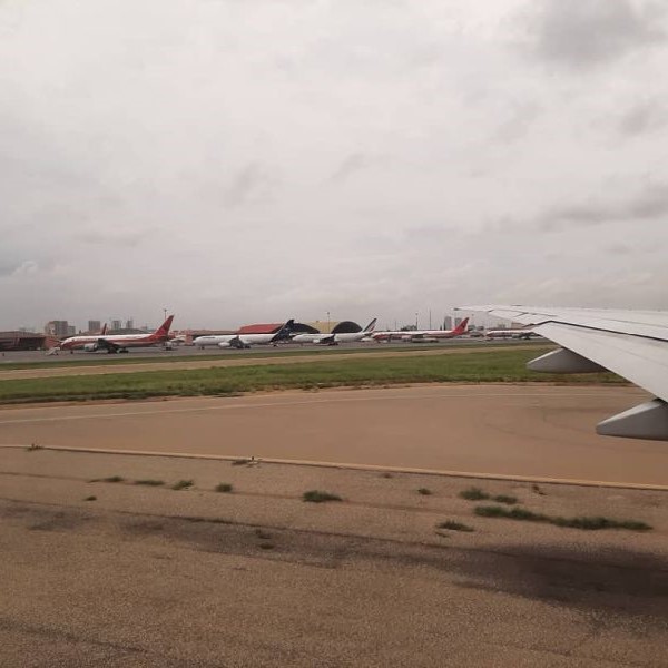 CT Aviation airliners parked at Luanda Airport
