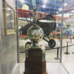 Canadas Aviation Hall of Fame trophy in museum-min