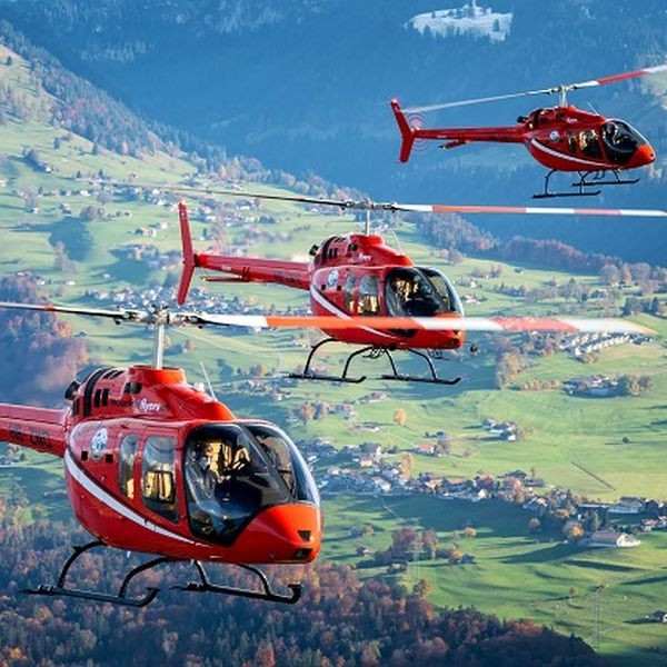 Centaurium Aviation Ltd on AvPay three helicopter in flight