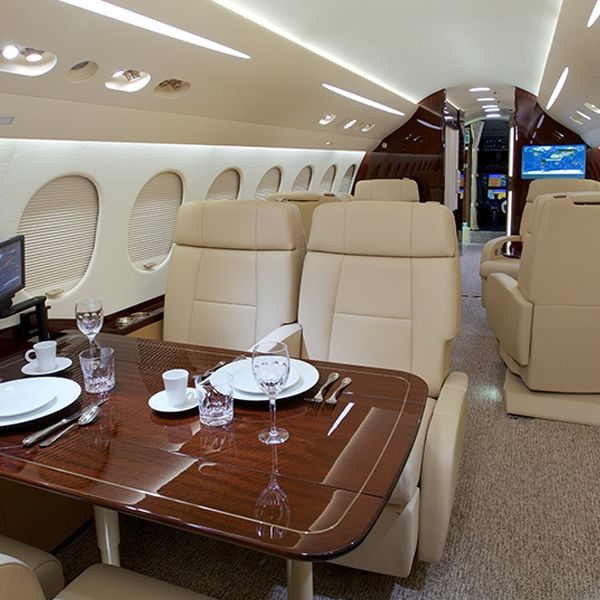 Centurion Jets on AvPay jet interior of private jet