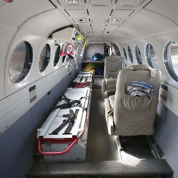 Centurion Jets on AvPay jet medical configuration in aircraft