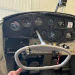 Cessna 170 B for sale by Aeromeccanica. Instrument panel