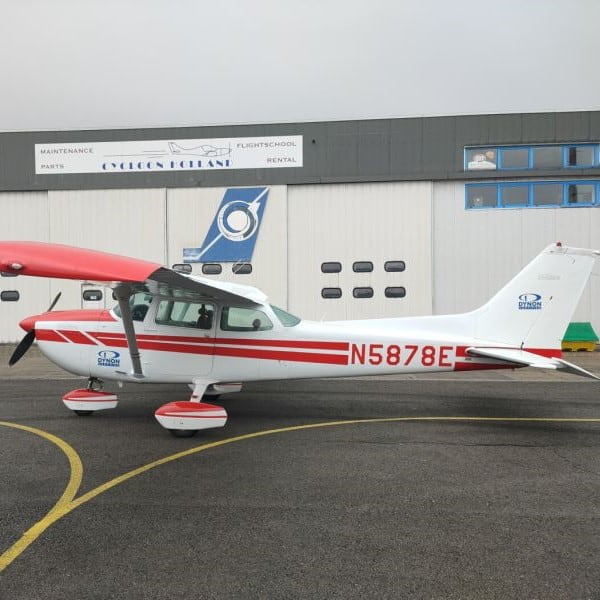 Cessna 172N For Hire at Maastricht Airport-min