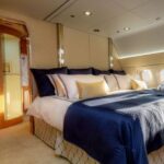 Comlux SkyLady Boeing BBJ 767 200ER Charter Aircraft interior bedroom