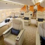 Comlux SkyLady Boeing BBJ 767 200ER Charter Aircraft interior seating