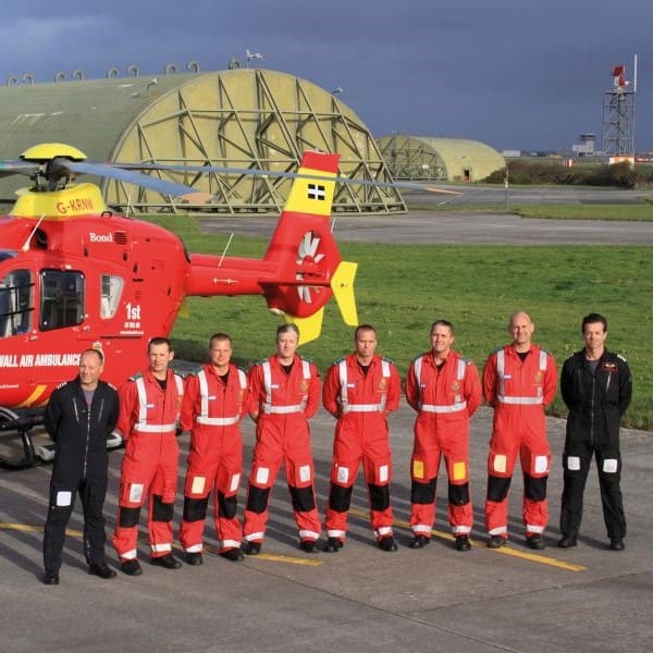 Cornwall Air Ambulance team