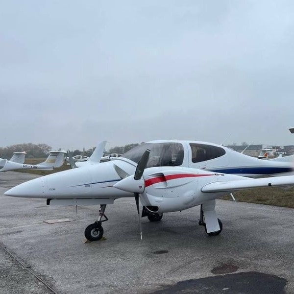 DIAMOND DA 42 IV airplane for sale on AvPay by Egmont Aviation. Left wing