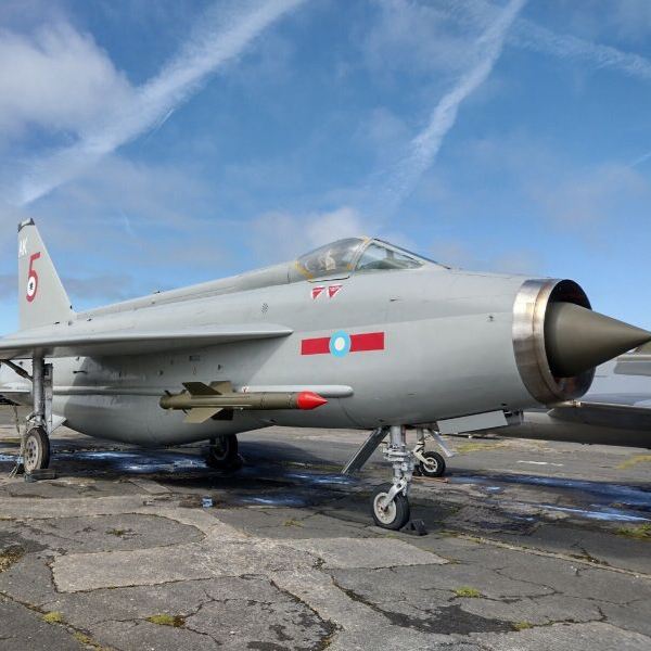 English Electric Lightning F53 Military Aircraft For Sale From Cornwall Aviation Heritage Centre On AvPay front right of aircraft
