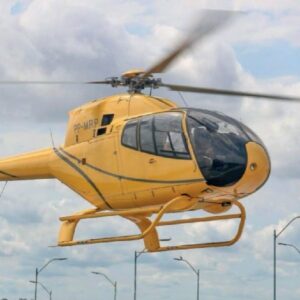 Eurocopter EC120B for saly in Paraguay. In the hover