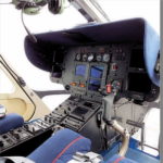 Eurocopter EC135 T2+ for sale by Aradian Aviation. Cockpit from the captain's side-min