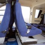 Eurocopter EC135 T2+ for sale by Aradian Aviation. Pilot and passenger seats-min