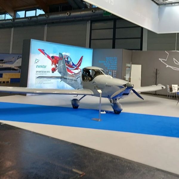 Evektor Aircraft. Aircraft at trade show