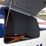 Extra 330 LT baggage compartment in tail