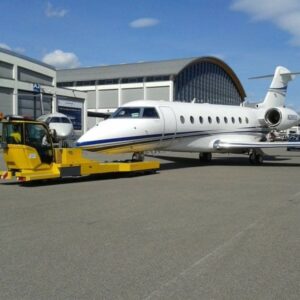 Flyer Truck C250-350 electro Aircraft Tug For Sale towing jet aircraft on tarmac