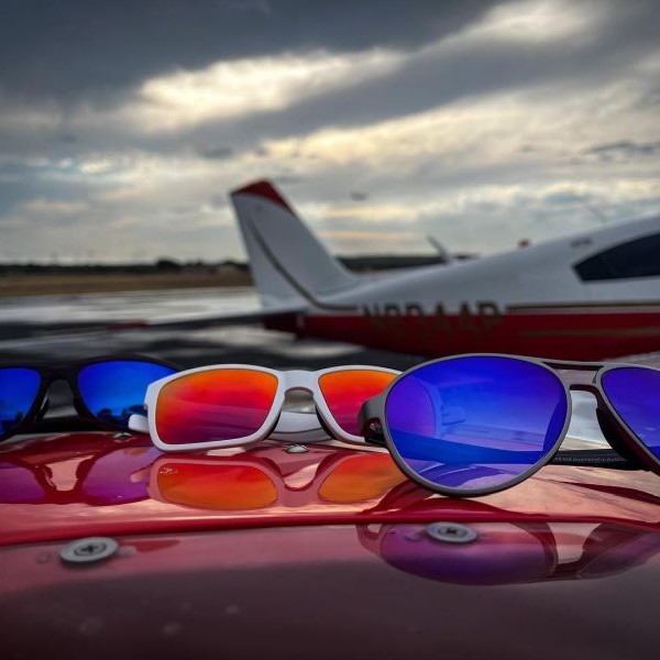 Flying Eyes Optics On AvPay selection of three sunglasses