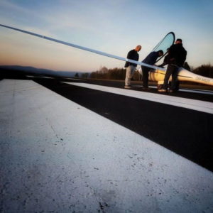 GP-Gliders-GP-14-Velo-aircraft-on-the-runway-ready-to-launch-min