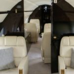 Gulfstream G550 for charter by AvconJet. Interior