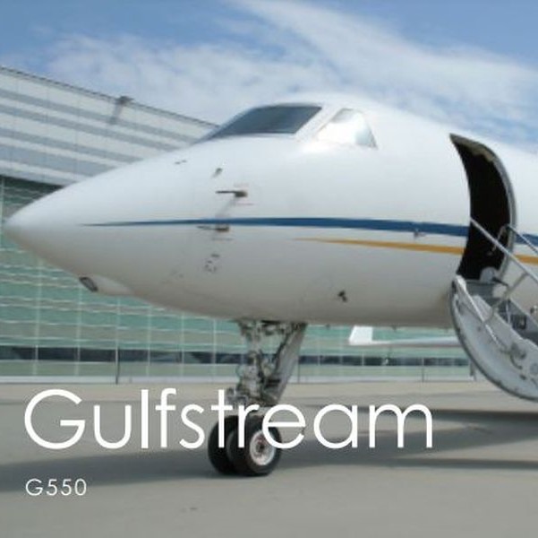Gulfstream G550 for charter by AvconJet
