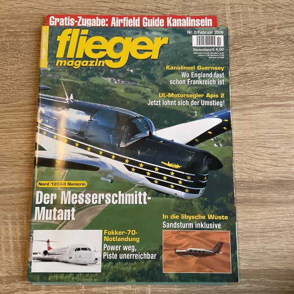 Flieger Magazin Luftfahrtszeitschrift von Februar 2006