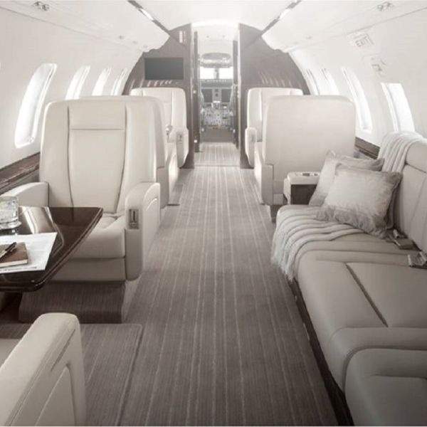JETSvg on AvPay interior of private jet