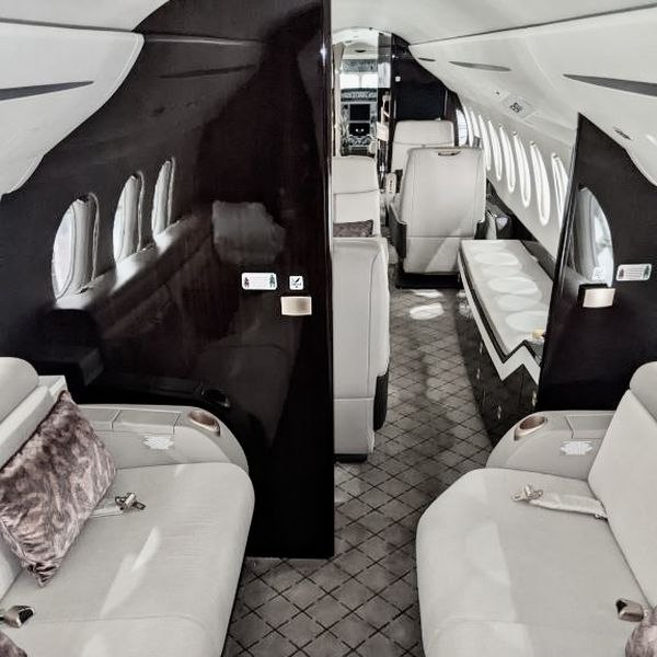 Jetron on AvPay. Dassault Falcon interior 