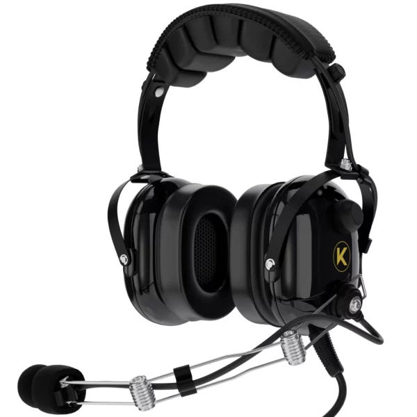 KORE P1 General Aviation Headset (Mono), Dual GA Plugs 1