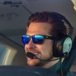 Kingfisher Pilot Sunglasses pilot in cockpit