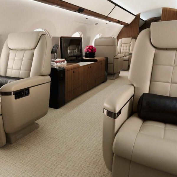 Kull Jet on AvPay interior of private jet