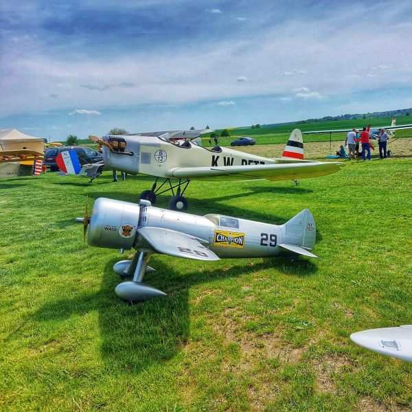 LAA CR vintage aircraft in field