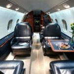Learjet 60 Jet Aircraft Charter From United Charter Services On AvPay cabin interior