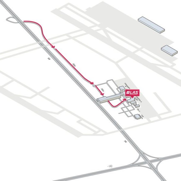 Leipzig Aviation Service map of airport