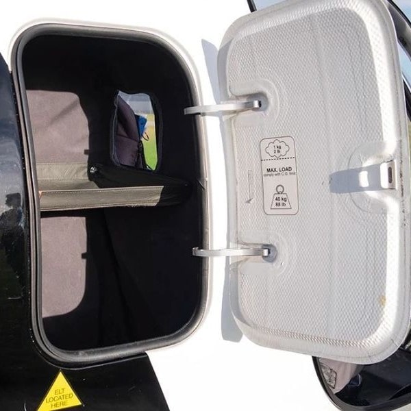 Luggage Locker Liner for the Guimbal Cabri G2