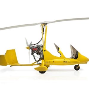 M22 Voyager full view of gyrocopter side on