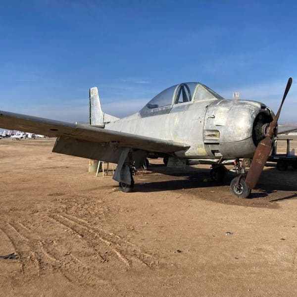 March Field Air Museum T28 parked-min