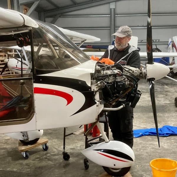 Microlight Permit to Fly Inspection at Darley Moor Airfield