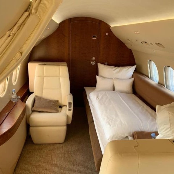 Monarch Air Group interior sofa bed