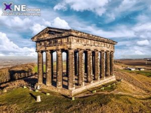Penshaw Monument Drone Stock Image For Sale