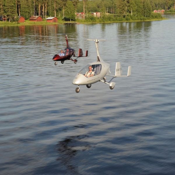New AutoGyro Calidus Gyrocopter Aircraft For Sale two flying over water
