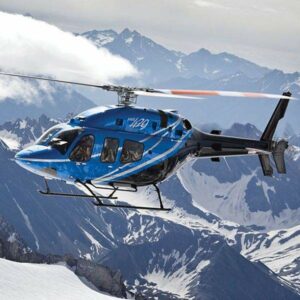 New Bell 429 Turbine Helicopter For Sale From Centaurium Aviation Ltd on AvPay in flight in mountains