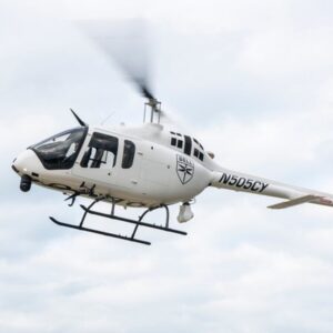 New Bell 505 Turbine Helicopter For Sale From Centurium Aviation Ltd on AvPay in flight left side