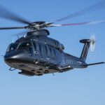 New Bell 525 Turbine Helicopter For Sale From Centauriom Aviation Ltd on AvPay in flight in blue skies
