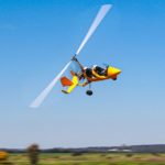 New ELA Aviacion Cougar Gyrocopter For Sale in flight banking right