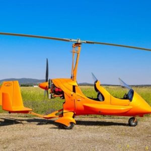 New ELA Aviacion Scorpion Gyrocopter For Sale grounded on gravel