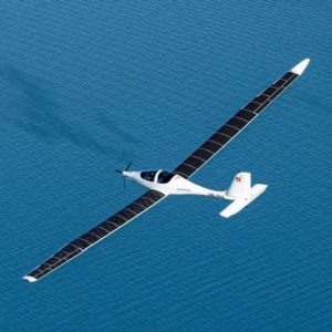 New Elektra Two Solar Electric Aircraft For Sale in flight over water